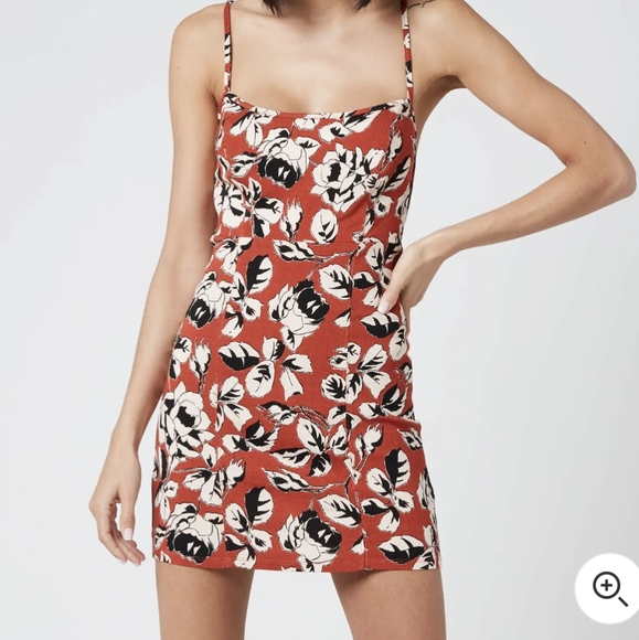 Free People Bring It Back Printed Dress - Picture 1 of 7